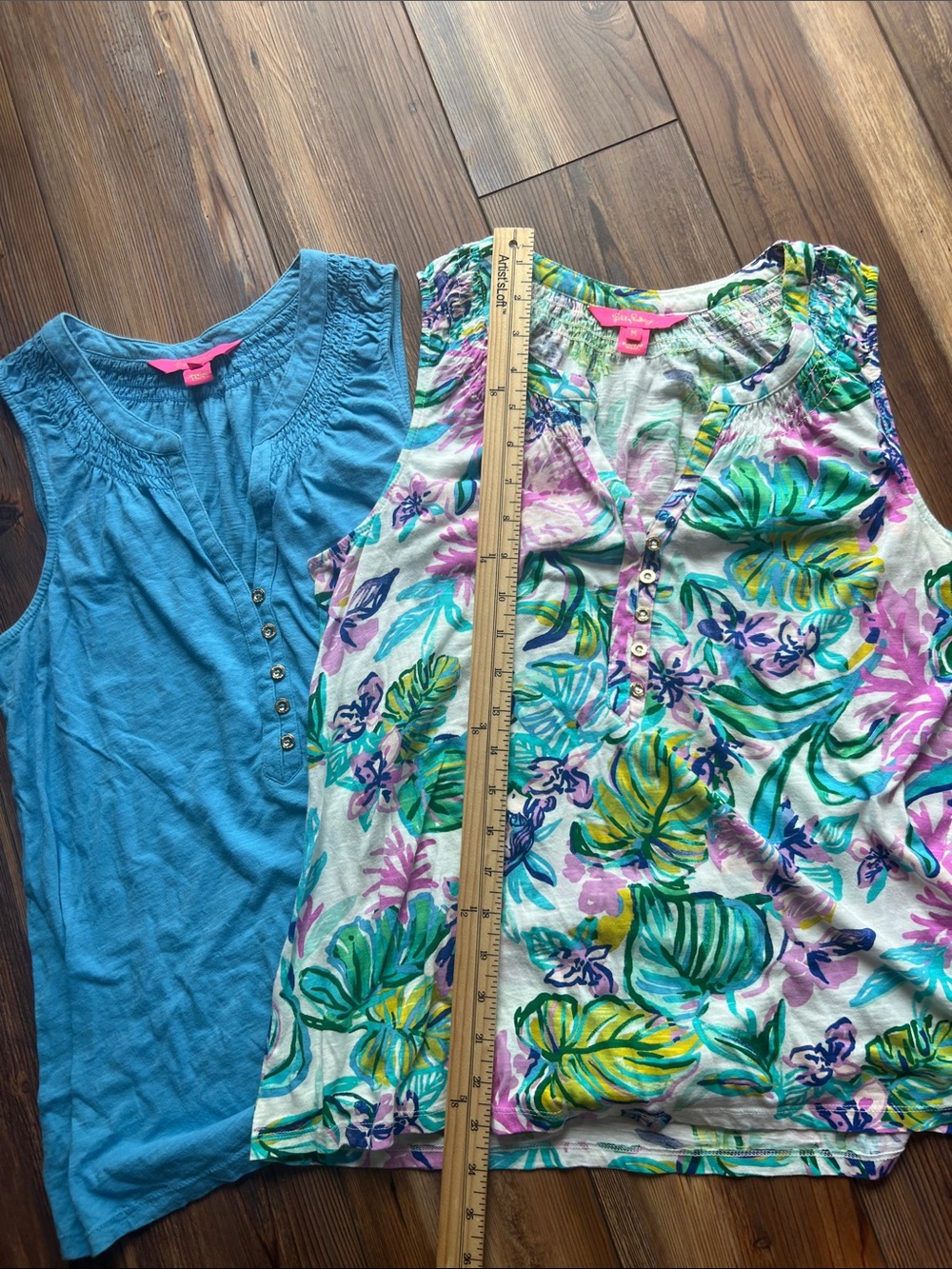 Two Lilly Pulitzer Essie Tank Tops - Picture 3 of 11